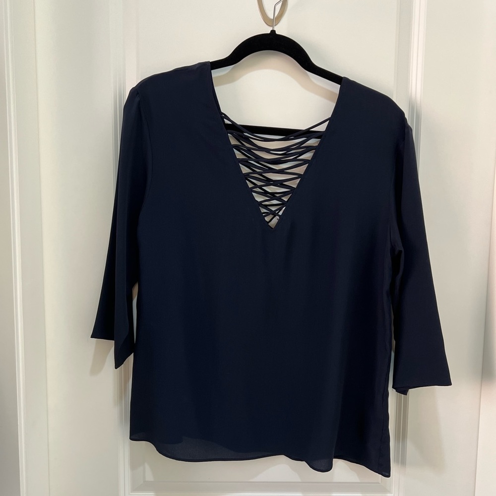 NWOT Bailey 44 silk blouse